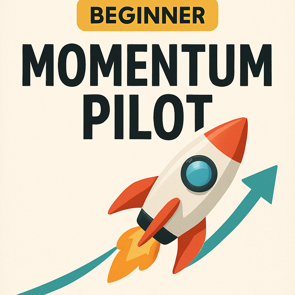 An enticing image representing my beginner product called the Momentum Pilot