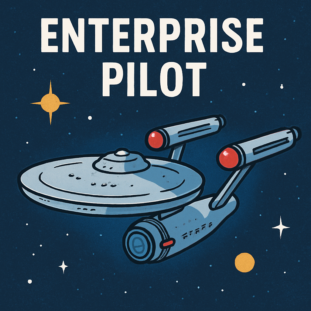 An enticing image representing my premier and final level product called the Enterprise Pilot Match the image used for the Momentum and Accelerator Pi-1